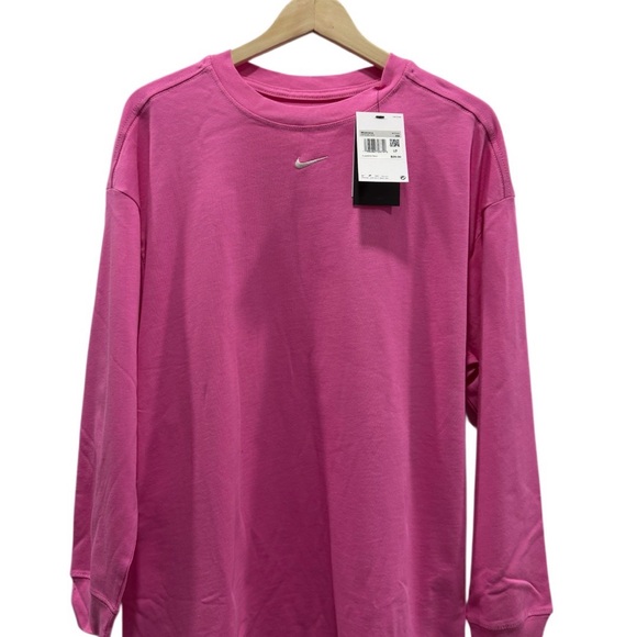 Nike Tops - Nike Pink Long Sleeve Size Xs Oversized Fits like M NWT